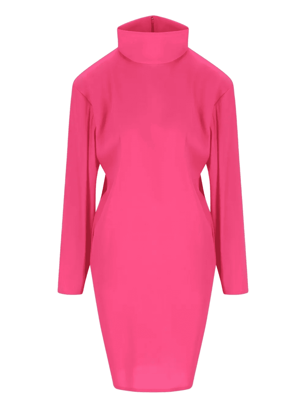 high-neck midi dress - Image 1