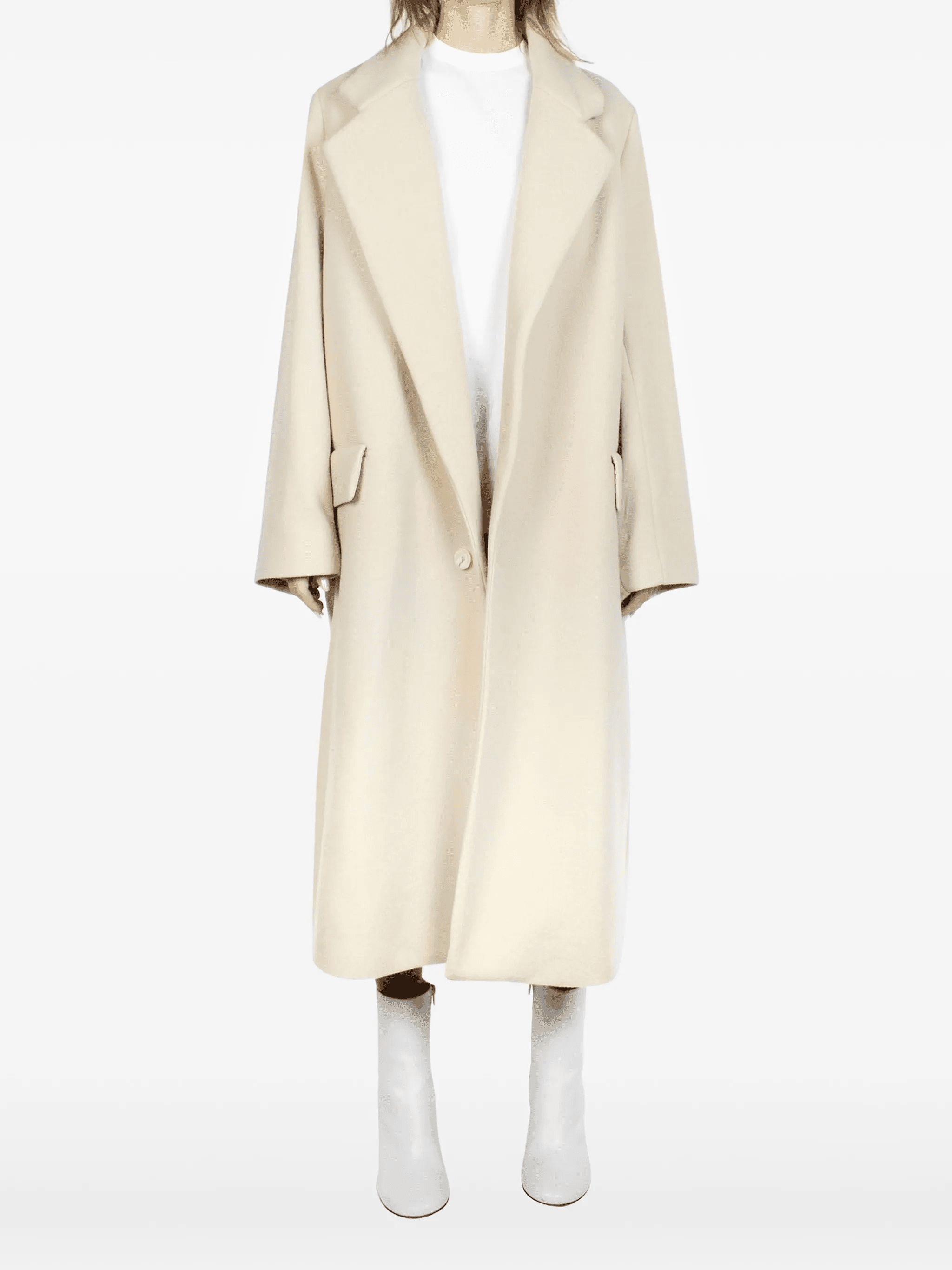 single-breasted coat - Image 1