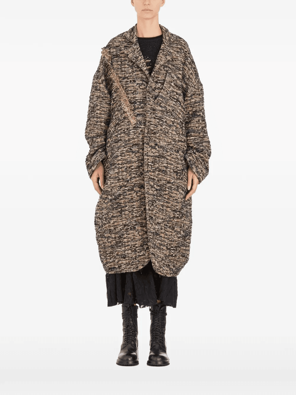 single-breasted coat - Image 1