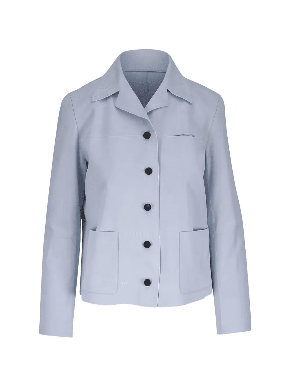 button suede jacket - Image 1