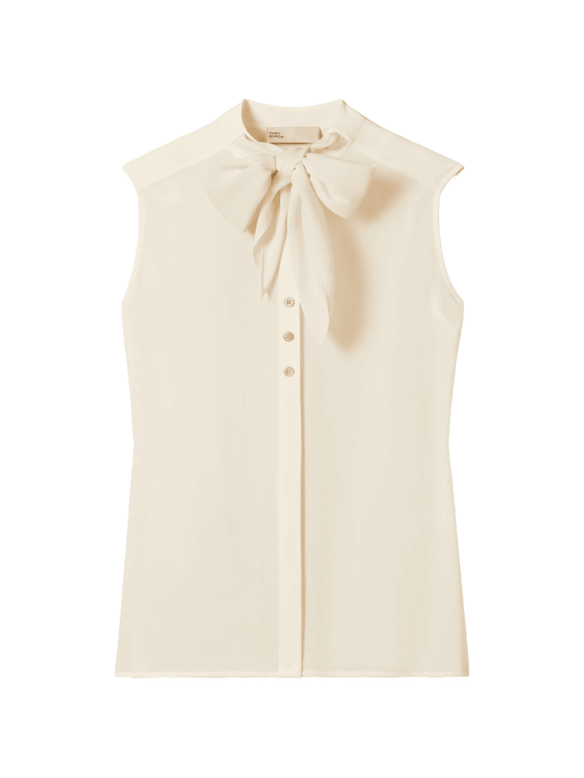 sleeveless bow blouse - Image 1