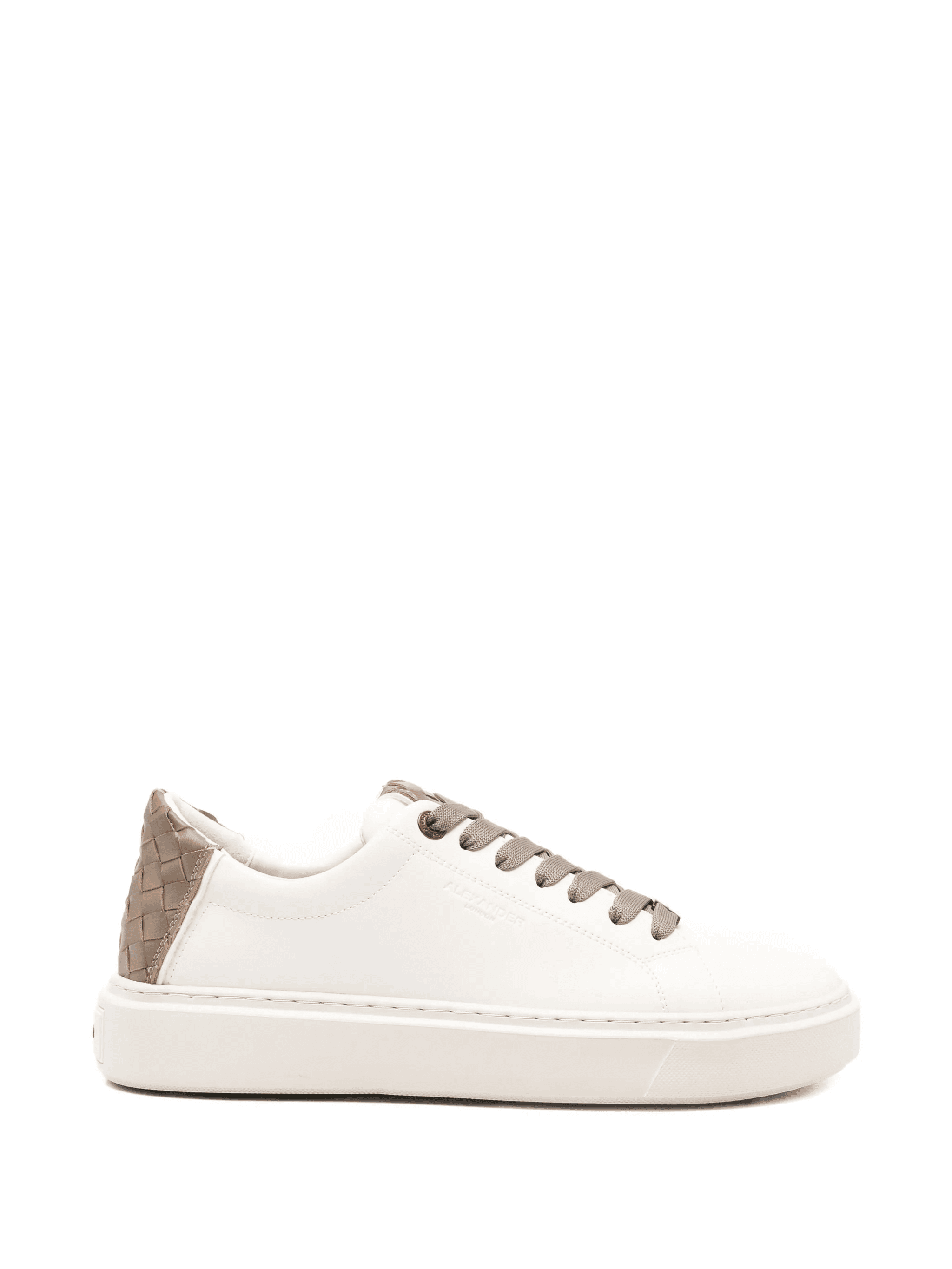 woven-detail panelled sneakers - Image 1