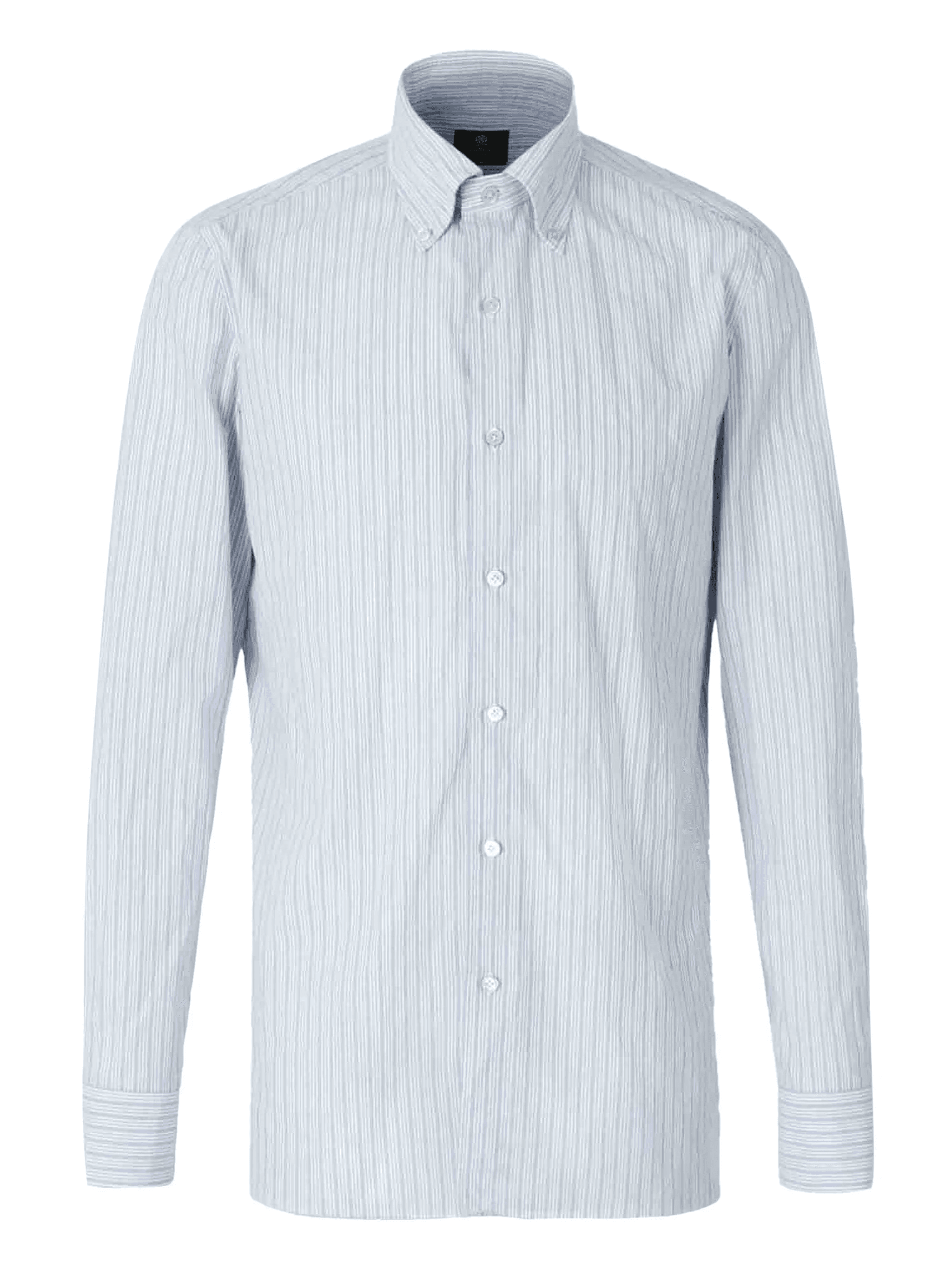buttoned striped shirt - Image 1