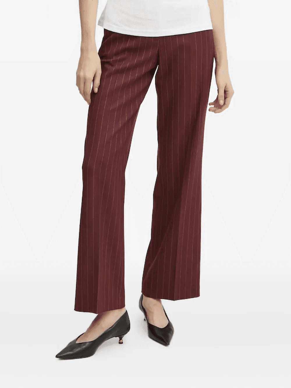 pinstripe-pattern trousers - Image 1