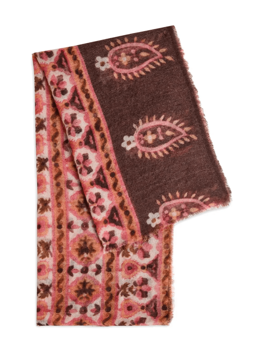 paisley cashmere mini scarf - Image 1