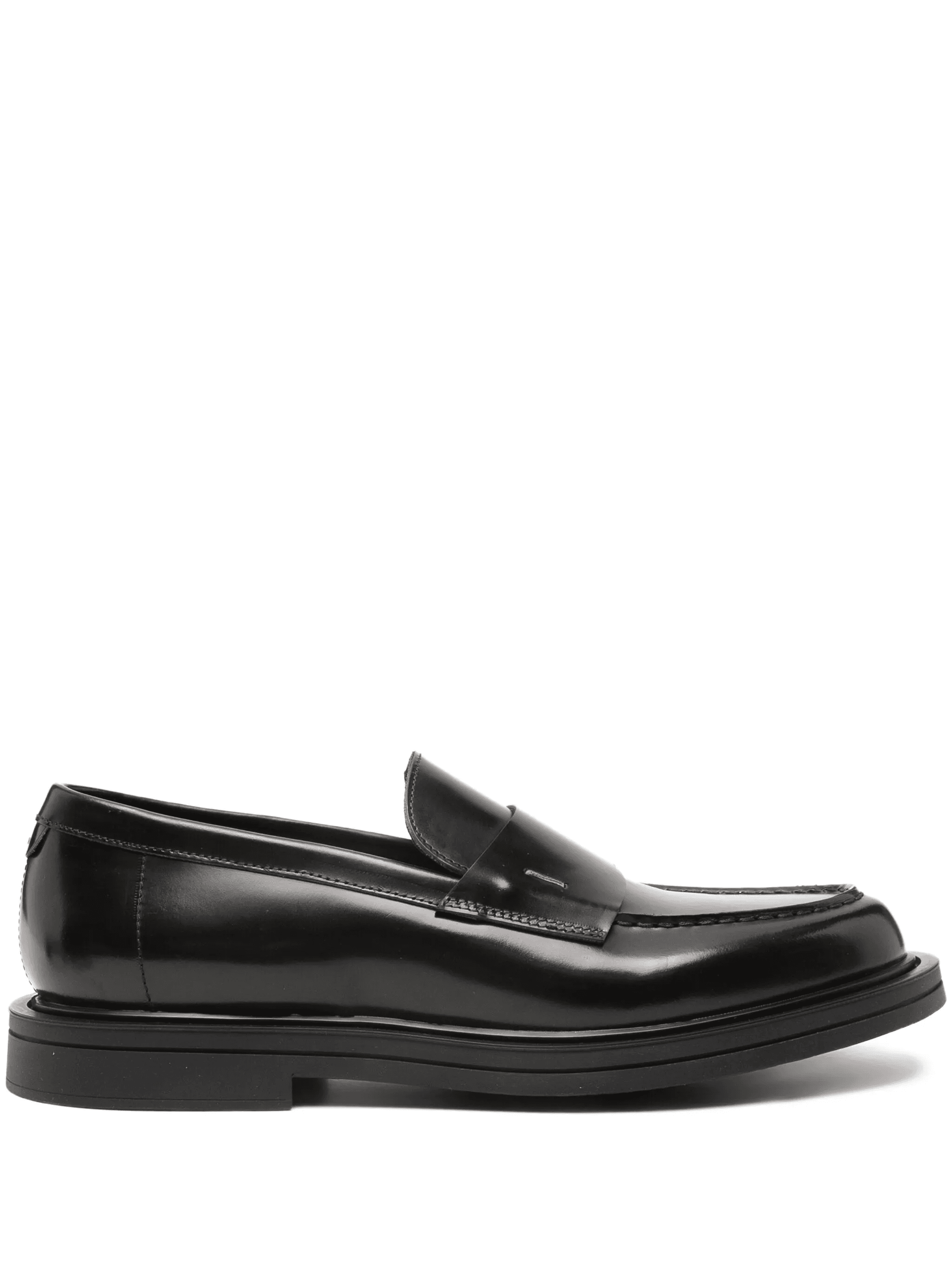 leather penny loafers - Image 1