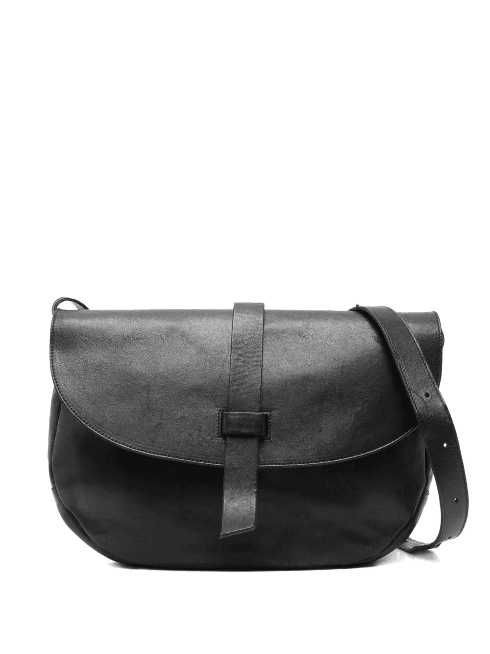 leather flap-closure shoulder bag - Image 1