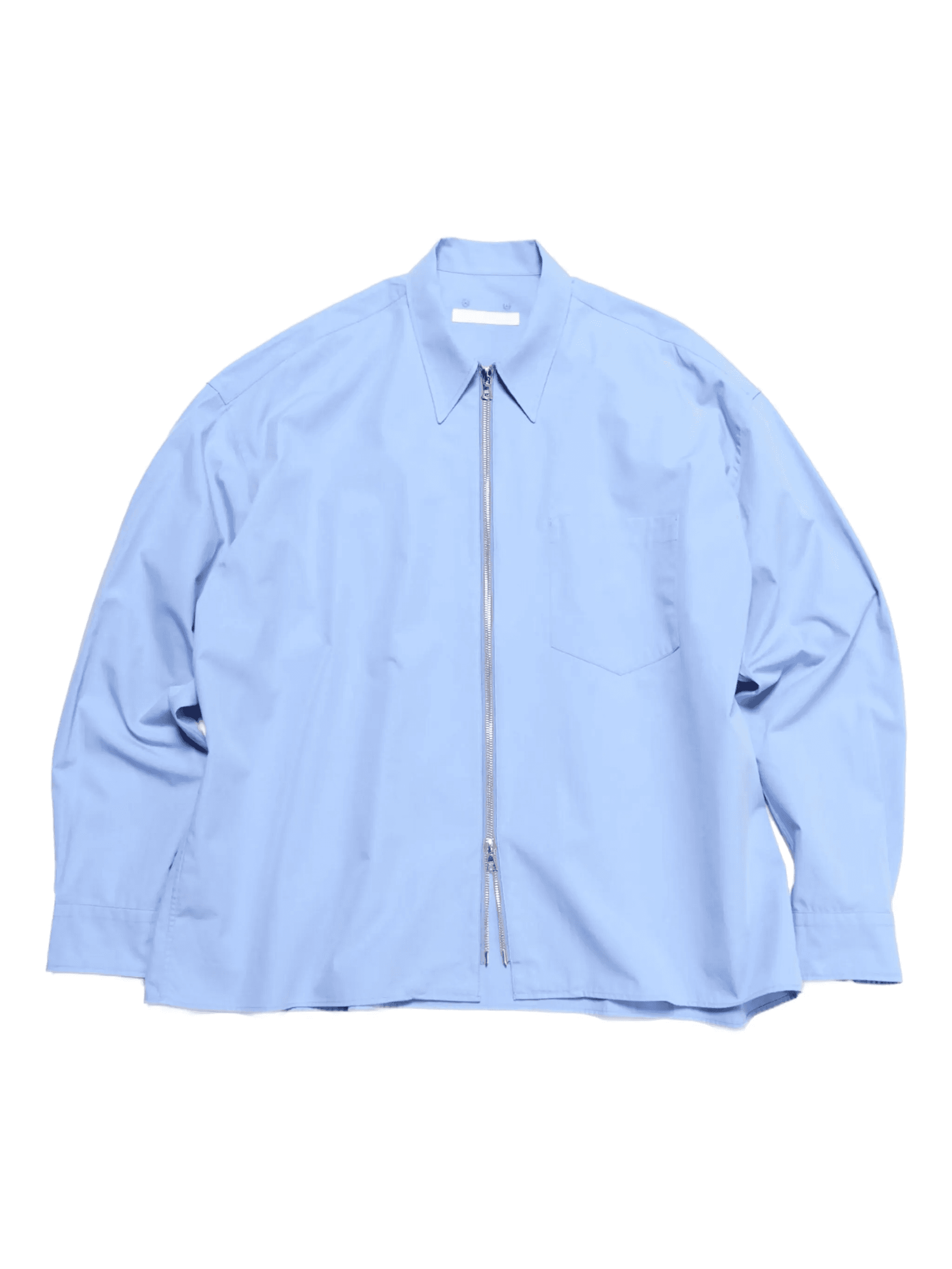 zip-front overshirt - Image 1