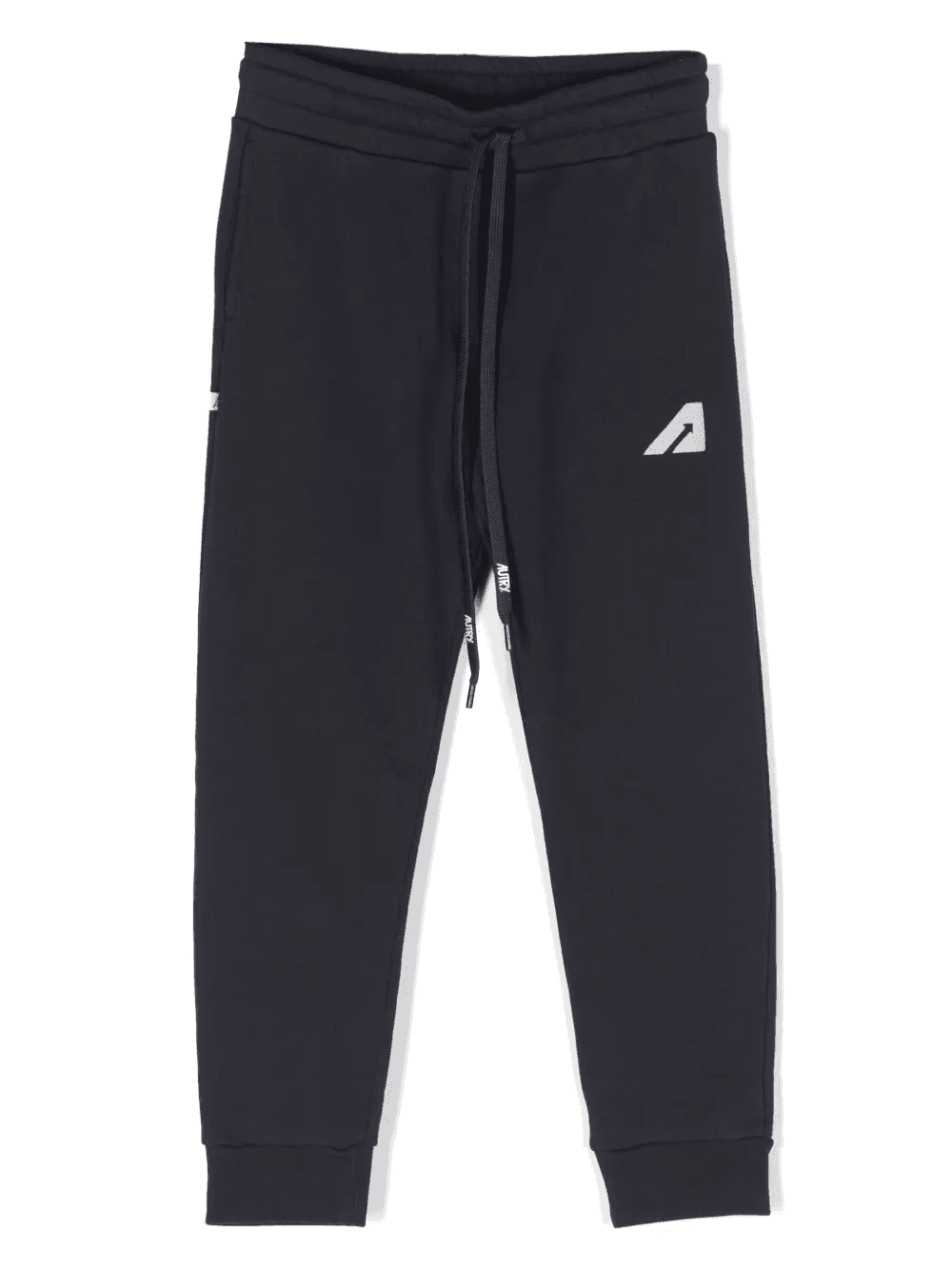 logo-embroidered cotton track pants - Image 1