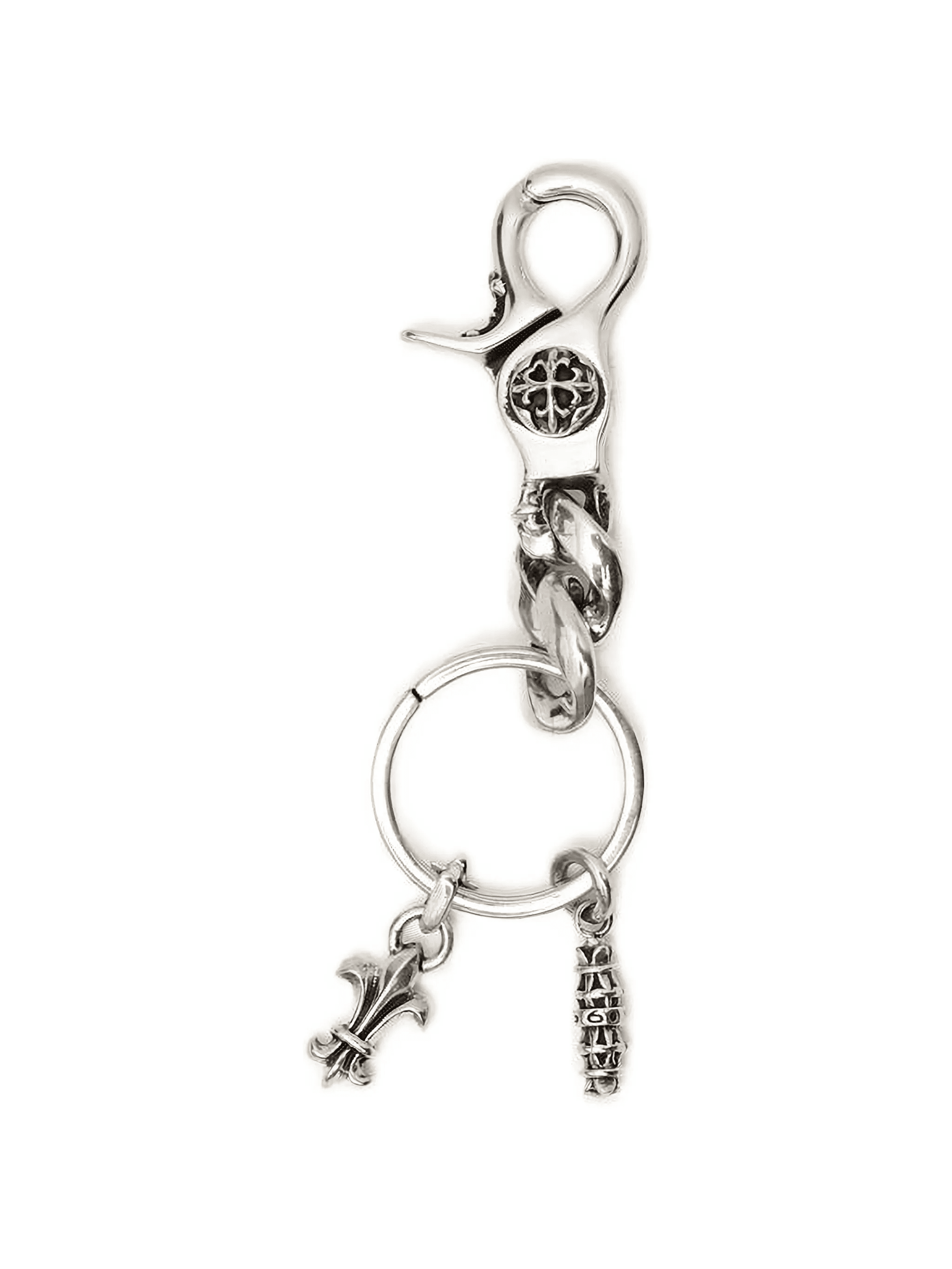 fleur-de-lis charm keyring - Image 1