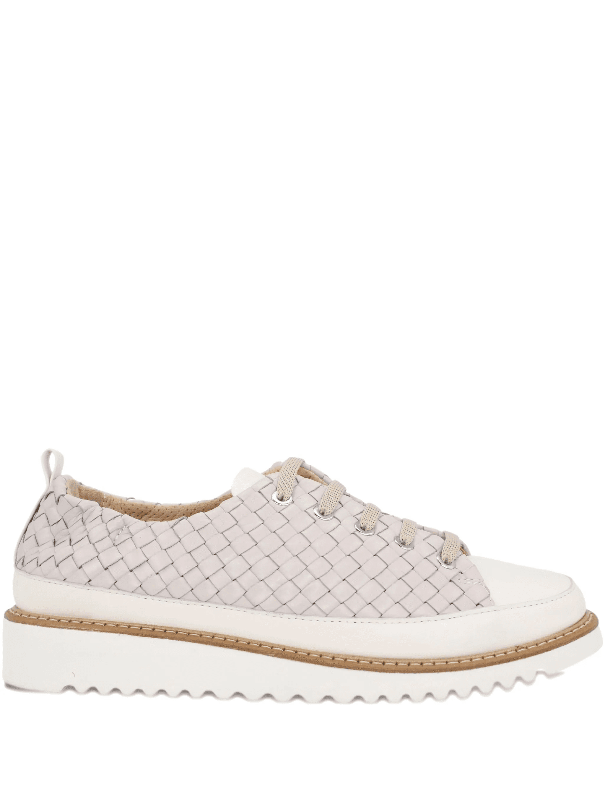 Norelle woven leather sneakers - Image 1