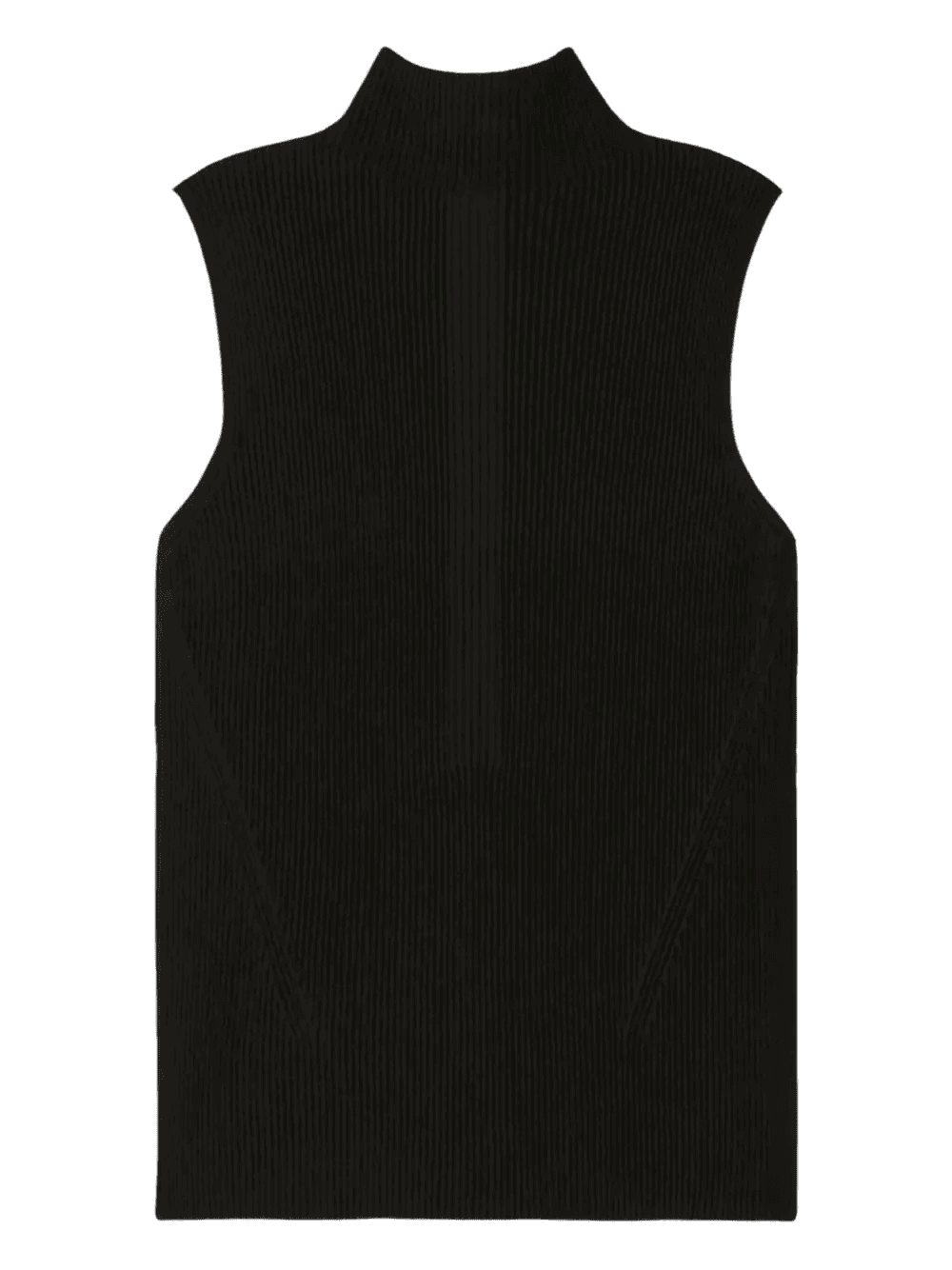 ribbed sleeveless top - Image 1