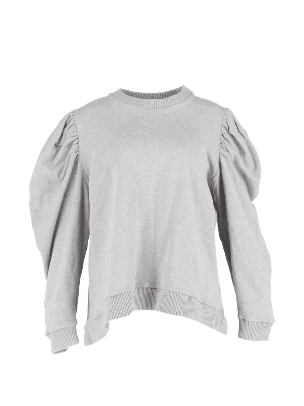 gathered-sleeve sweater - Image 1