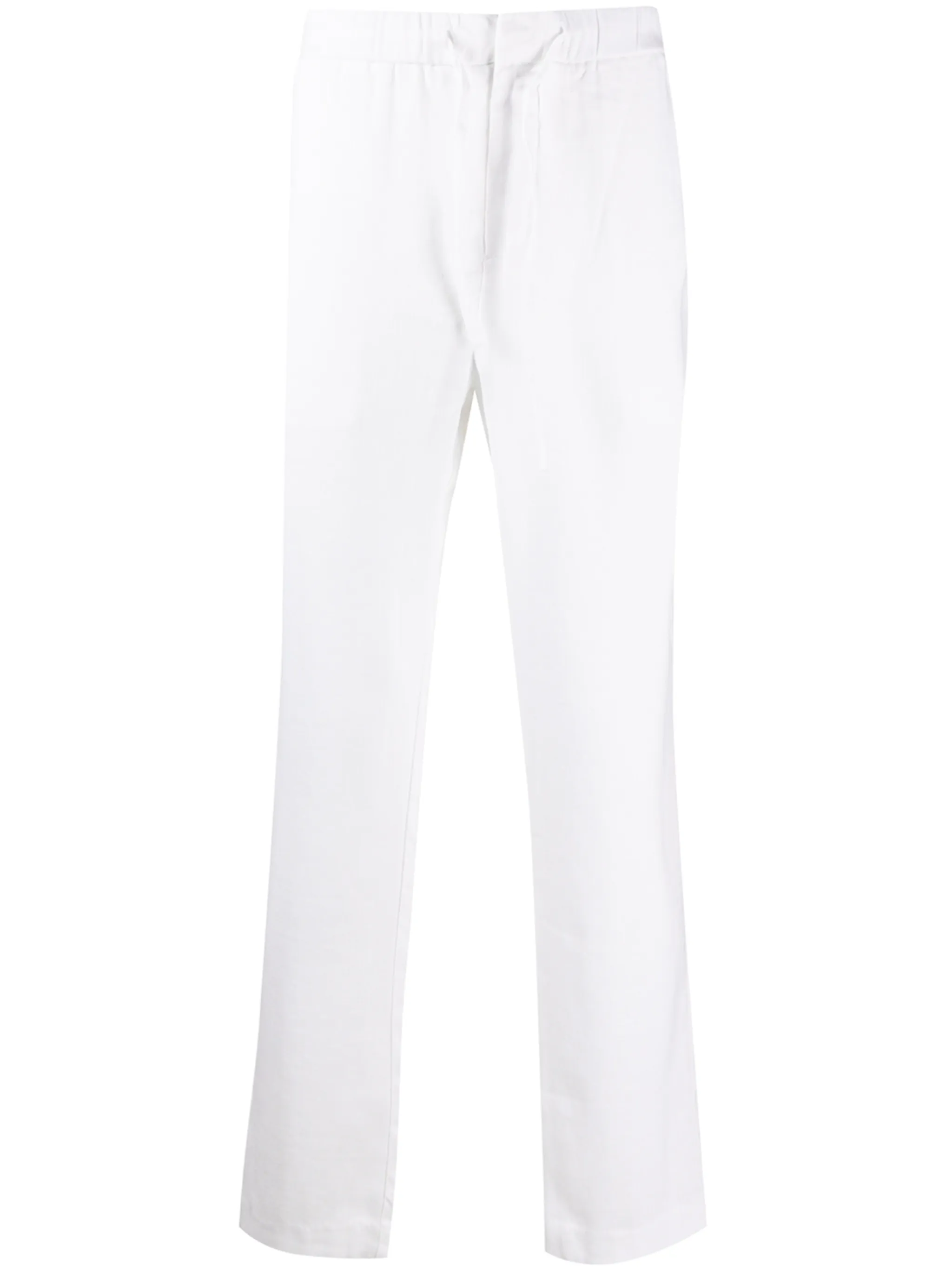 straight leg drawstring waist trousers - Image 1