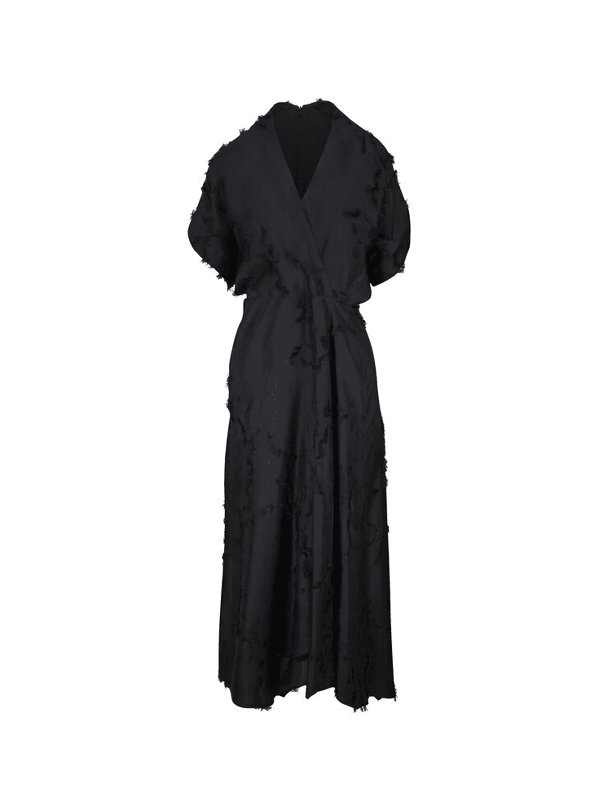 fil coupé V-neck dress - Image 1