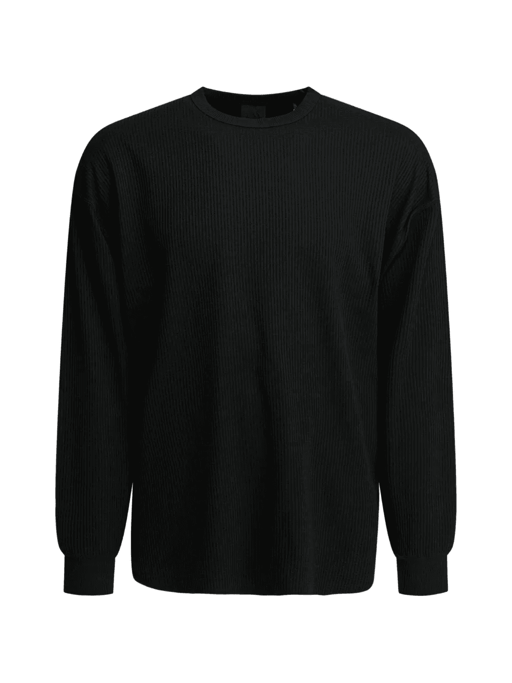ribbed long-sleeve T-shirt - Image 1