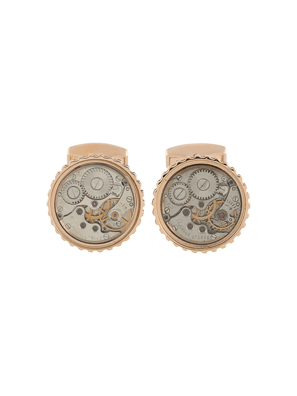 Skeleton mechanical cufflinks - Image 1