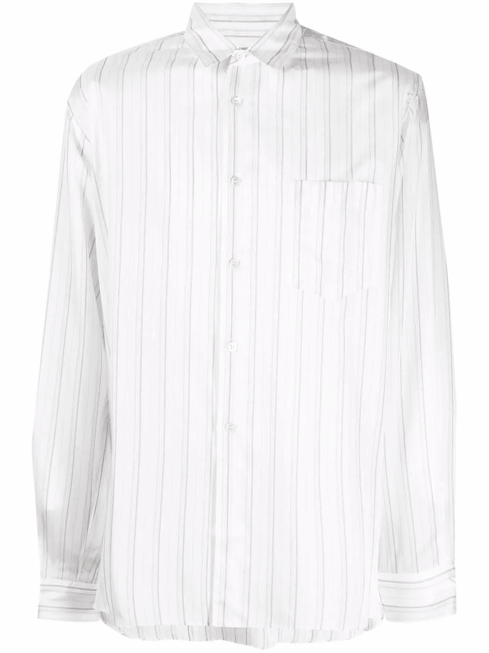 vertical stripe-print shirt - Image 1