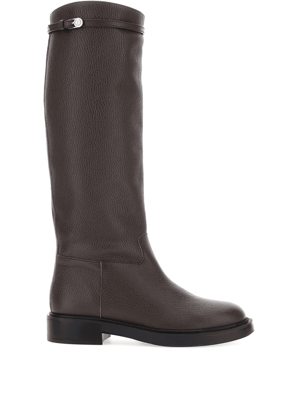 buckle-detail leather boots - Image 1