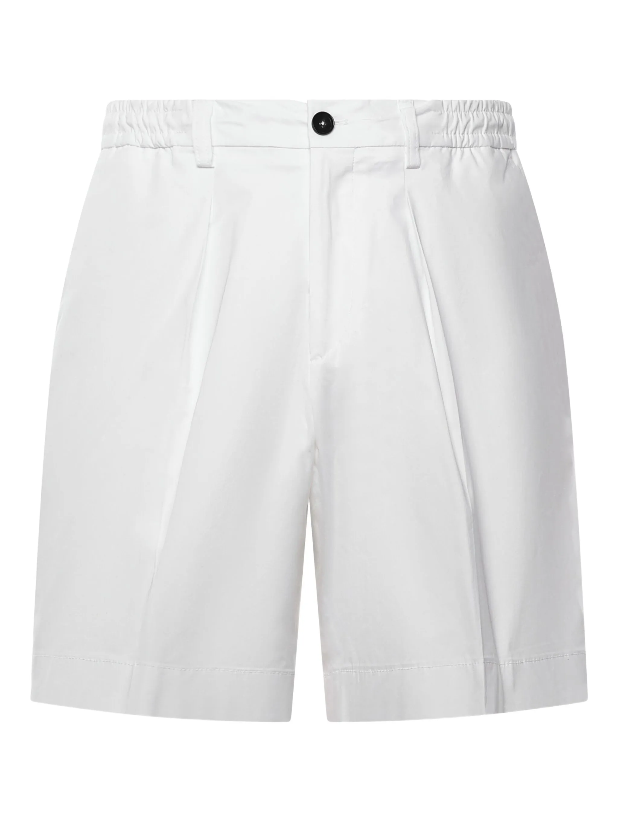pleated cotton shorts - Image 1