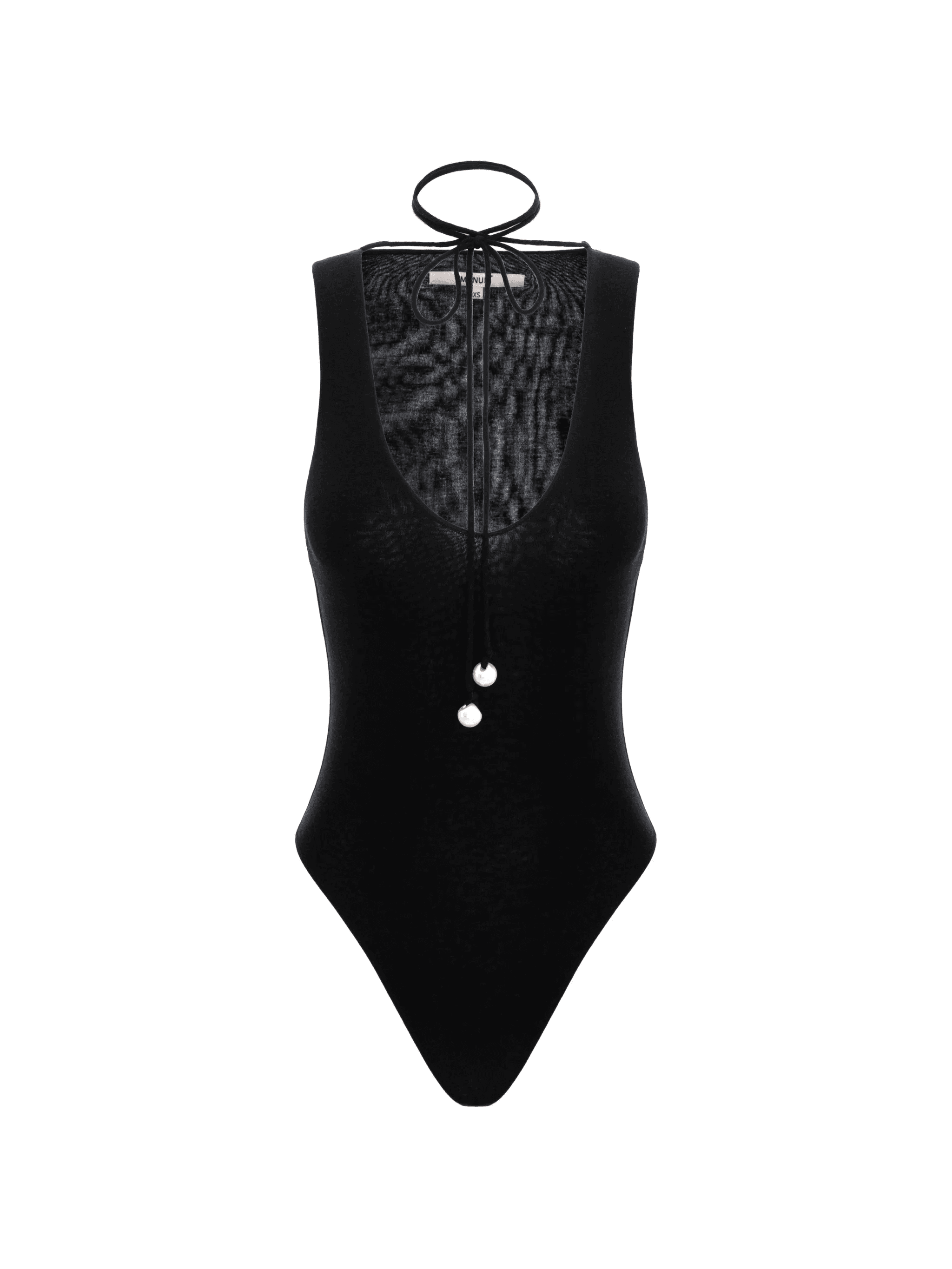 tie-detail bodysuit - Image 1