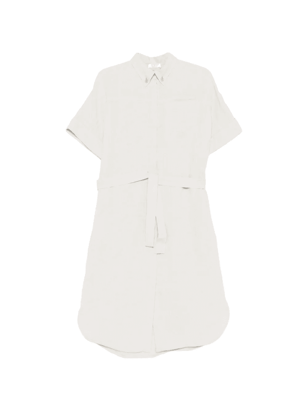 belted shirt midi dress - Image 1