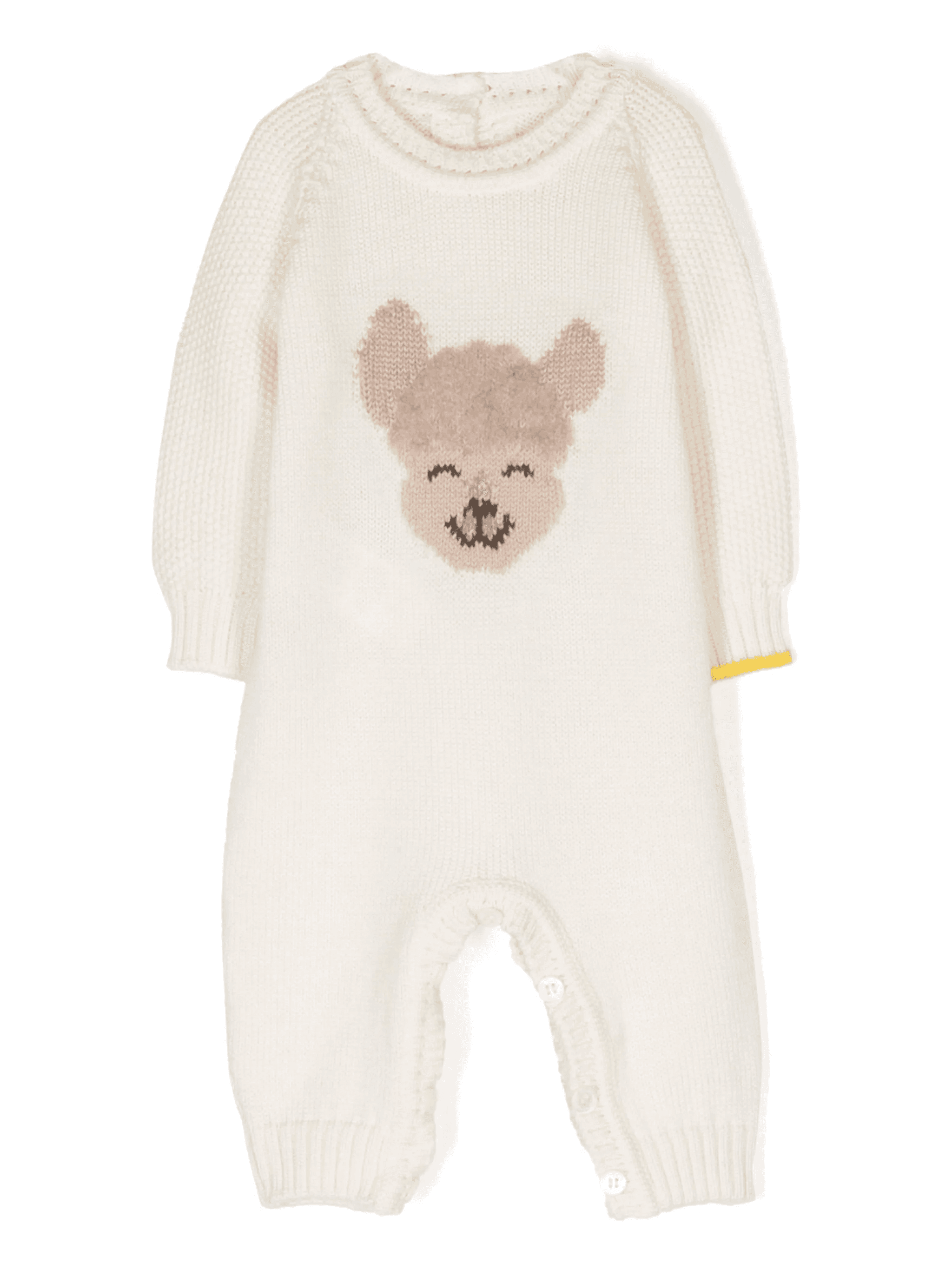 merino wool-silk knitted romper - Image 1