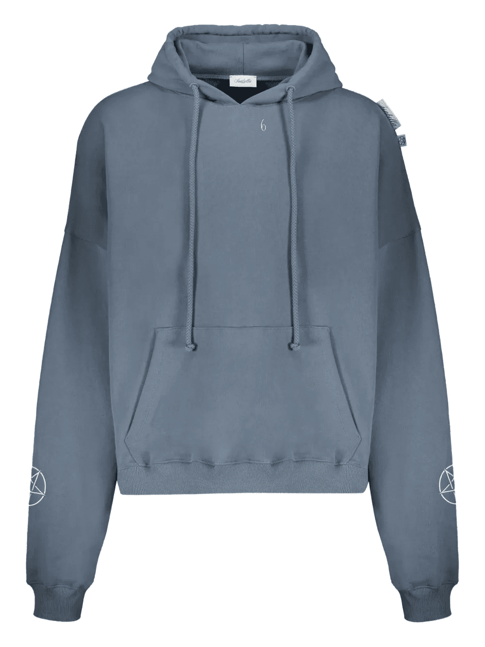 graphic-print cotton hoodie - Image 1