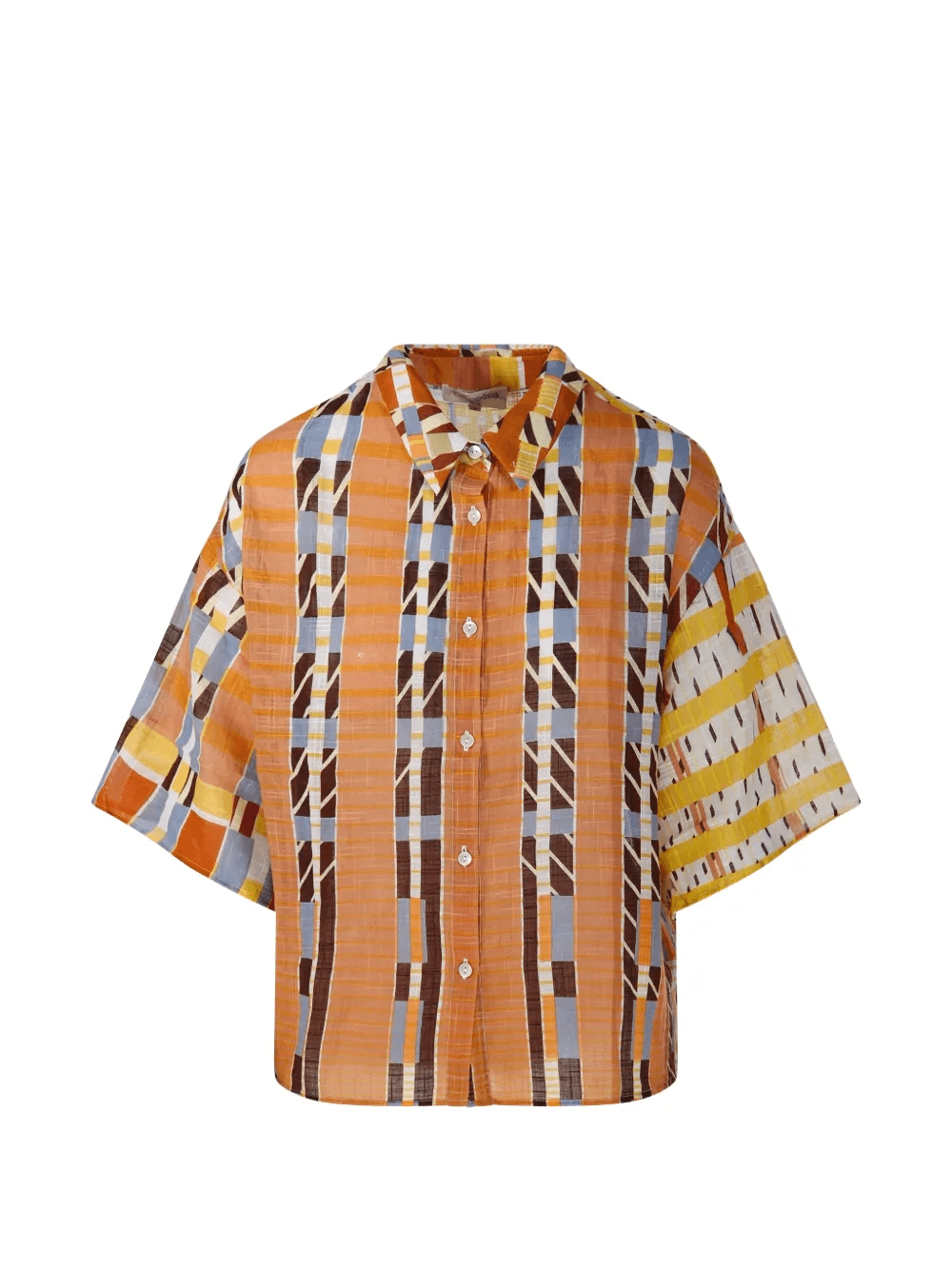 Andrew Utopie geometric-print shirt - Image 1