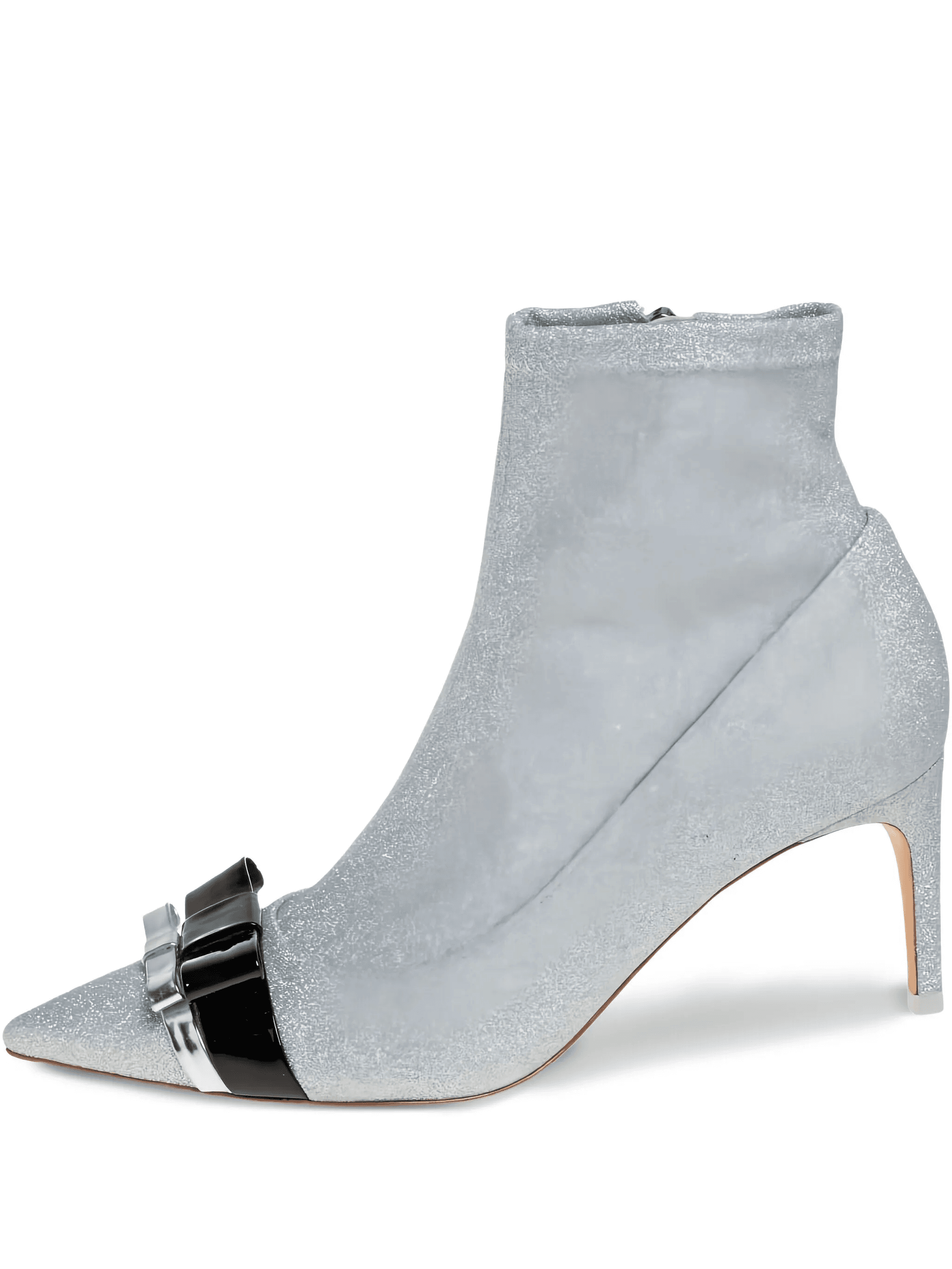 pre-owned 75mm Andie glittered ankle boots - Image 1