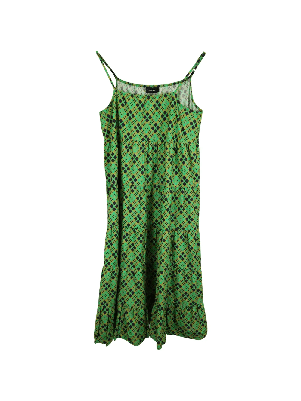 geometric-pattern maxi dress - Image 1