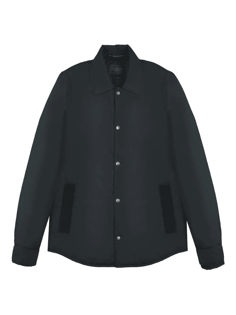 padded snap overshirt - Image 1