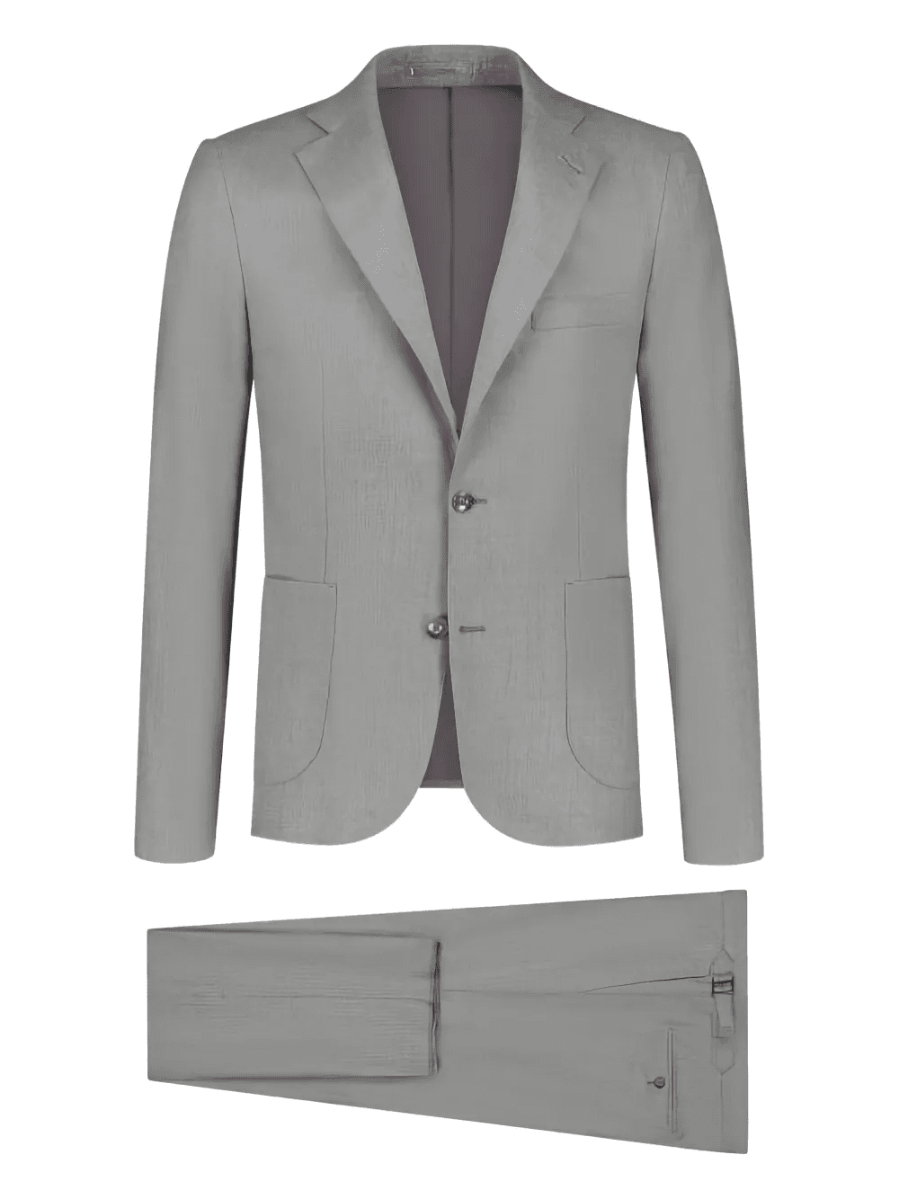 notched-lapel single-breasted suit - Image 1