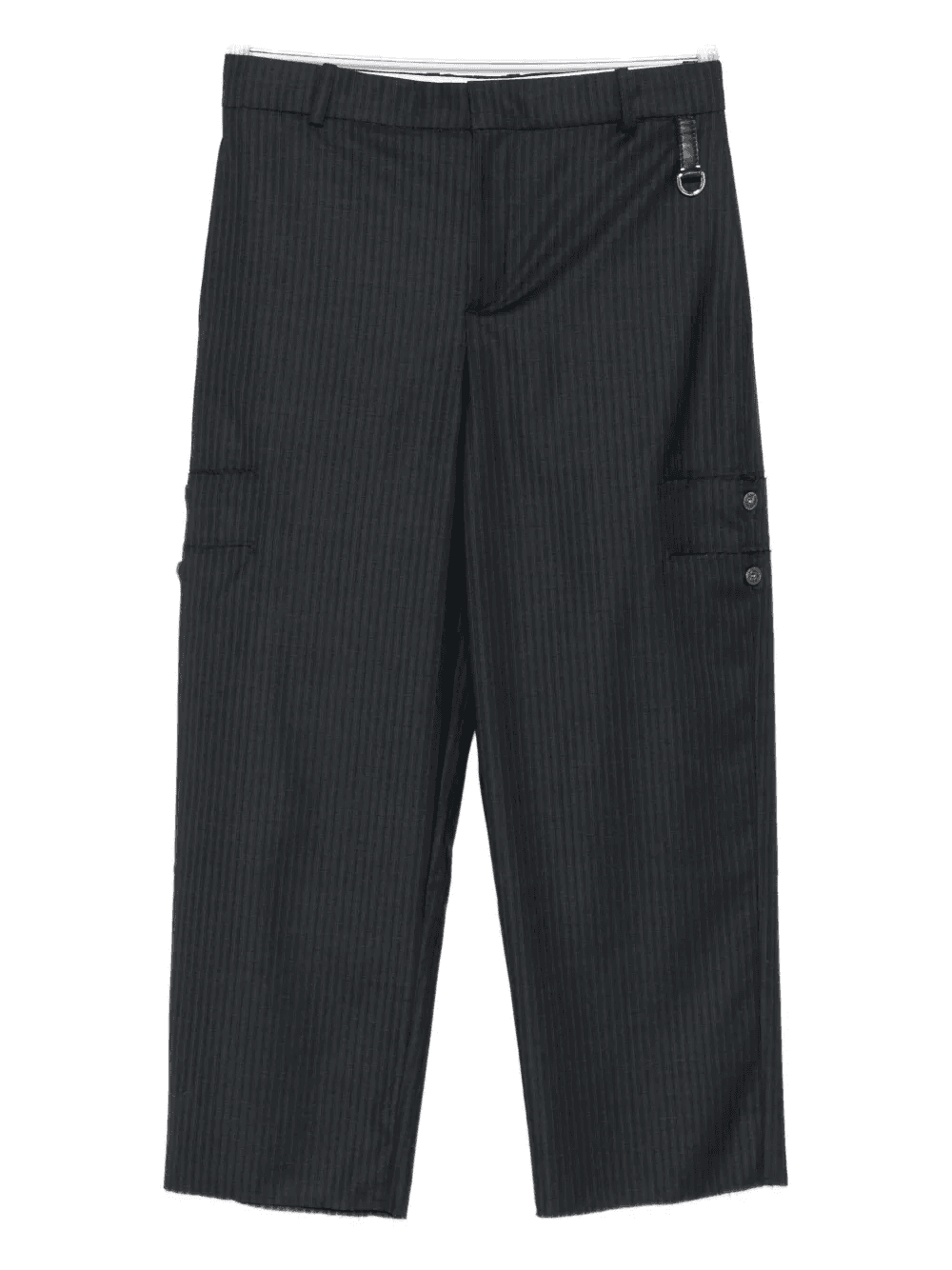 pinstripe welt-pocket trousers - Image 1