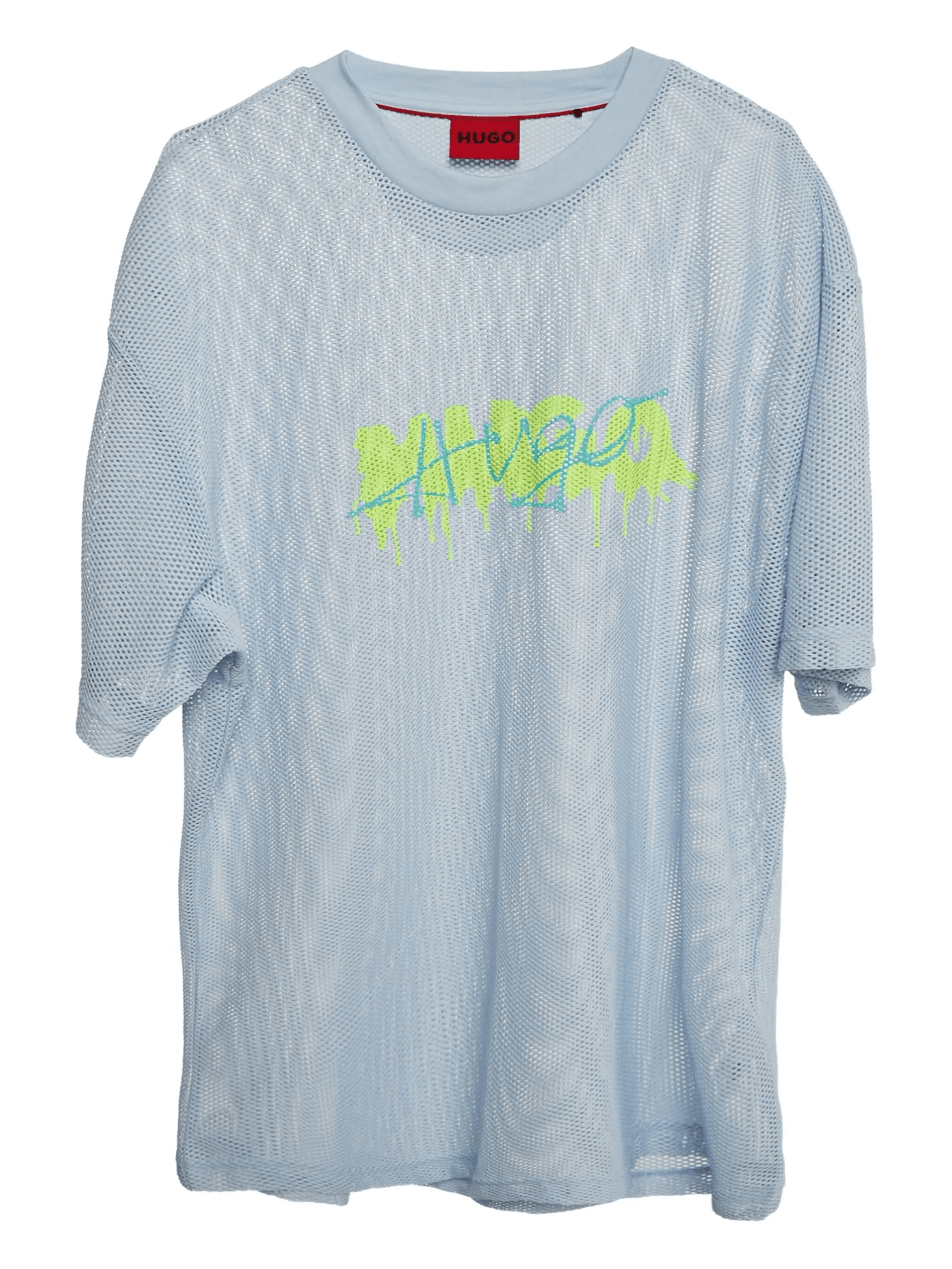 mesh print T-shirt - Image 1