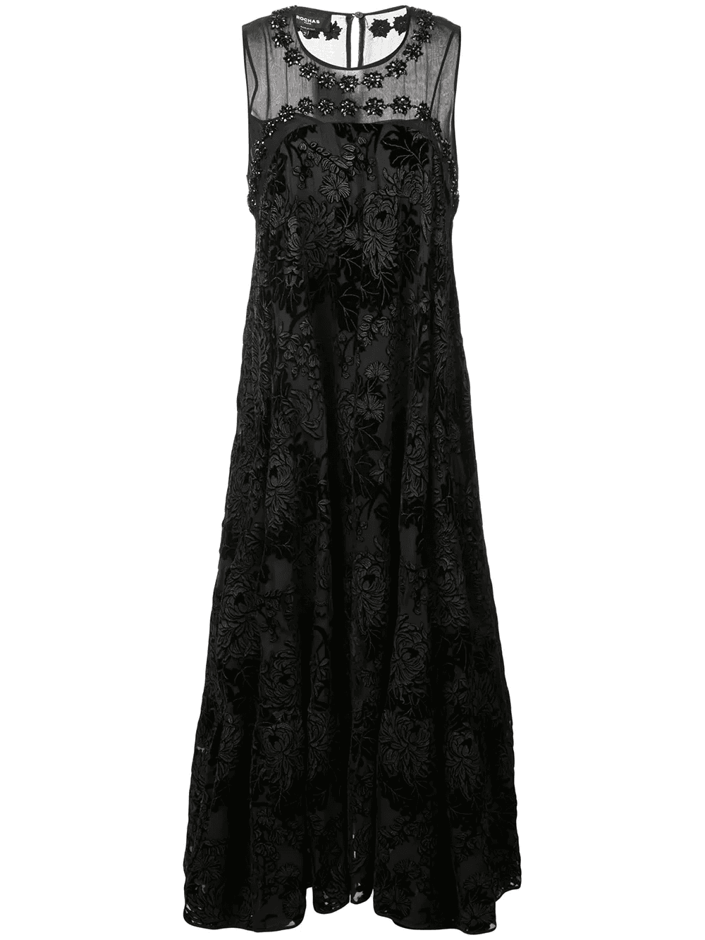 floral brocade dress - Image 1