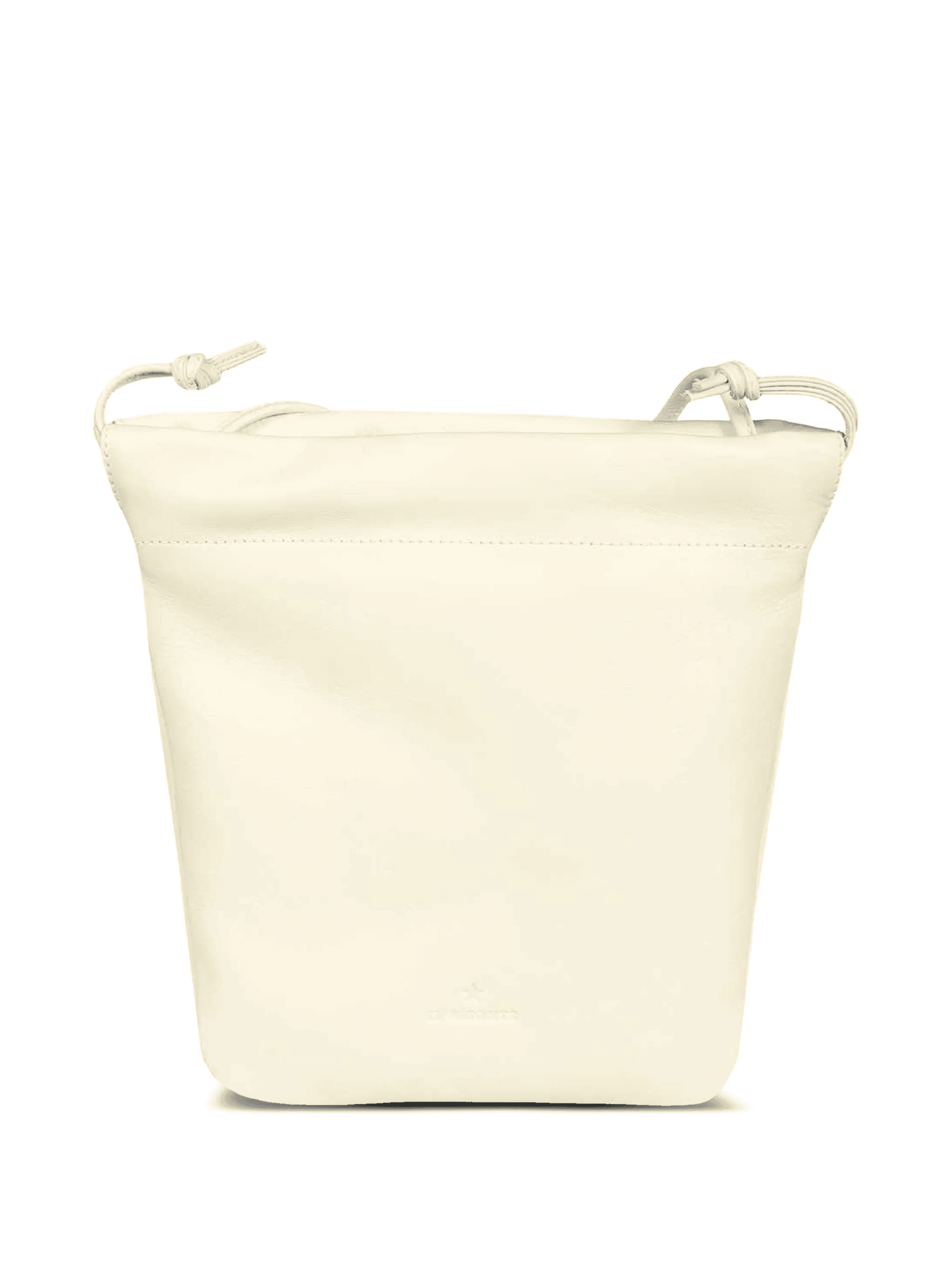 drawstring leather bucket bag - Image 1