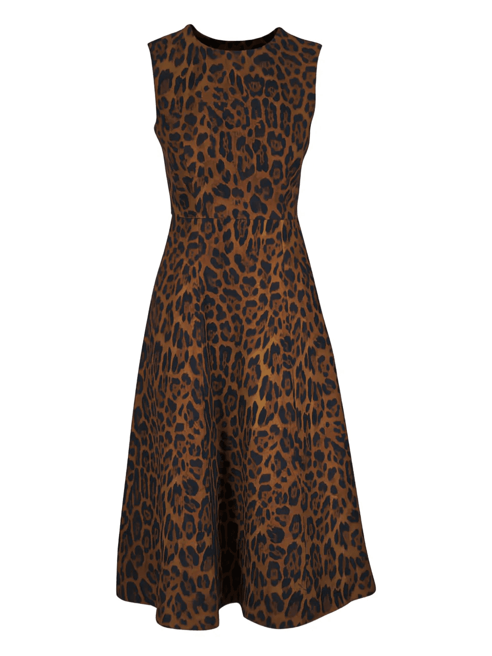 Eloise leopard-print sleeveless midi dress - Image 1