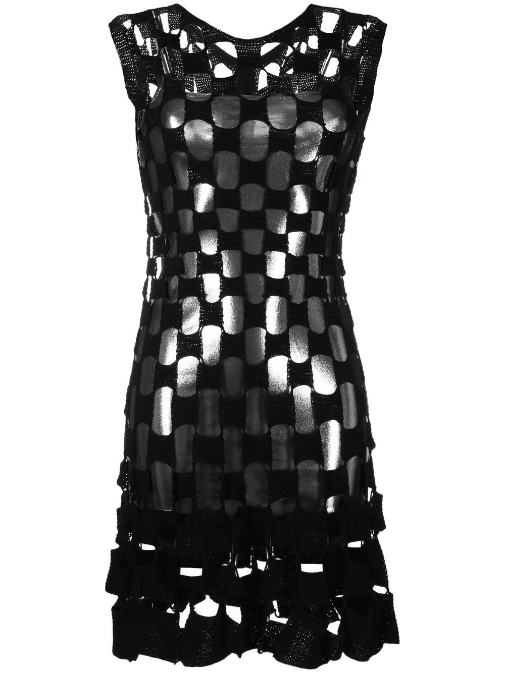 cut-out knit mini dress - Image 1