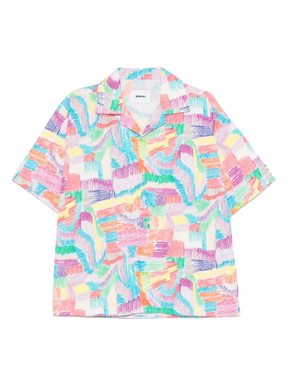 abstract-print shirt - Image 1