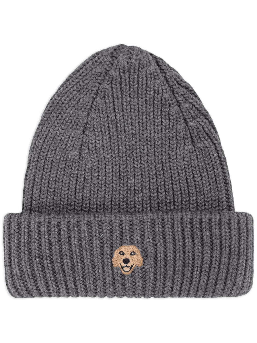 dog-appliqué beanie - Image 1