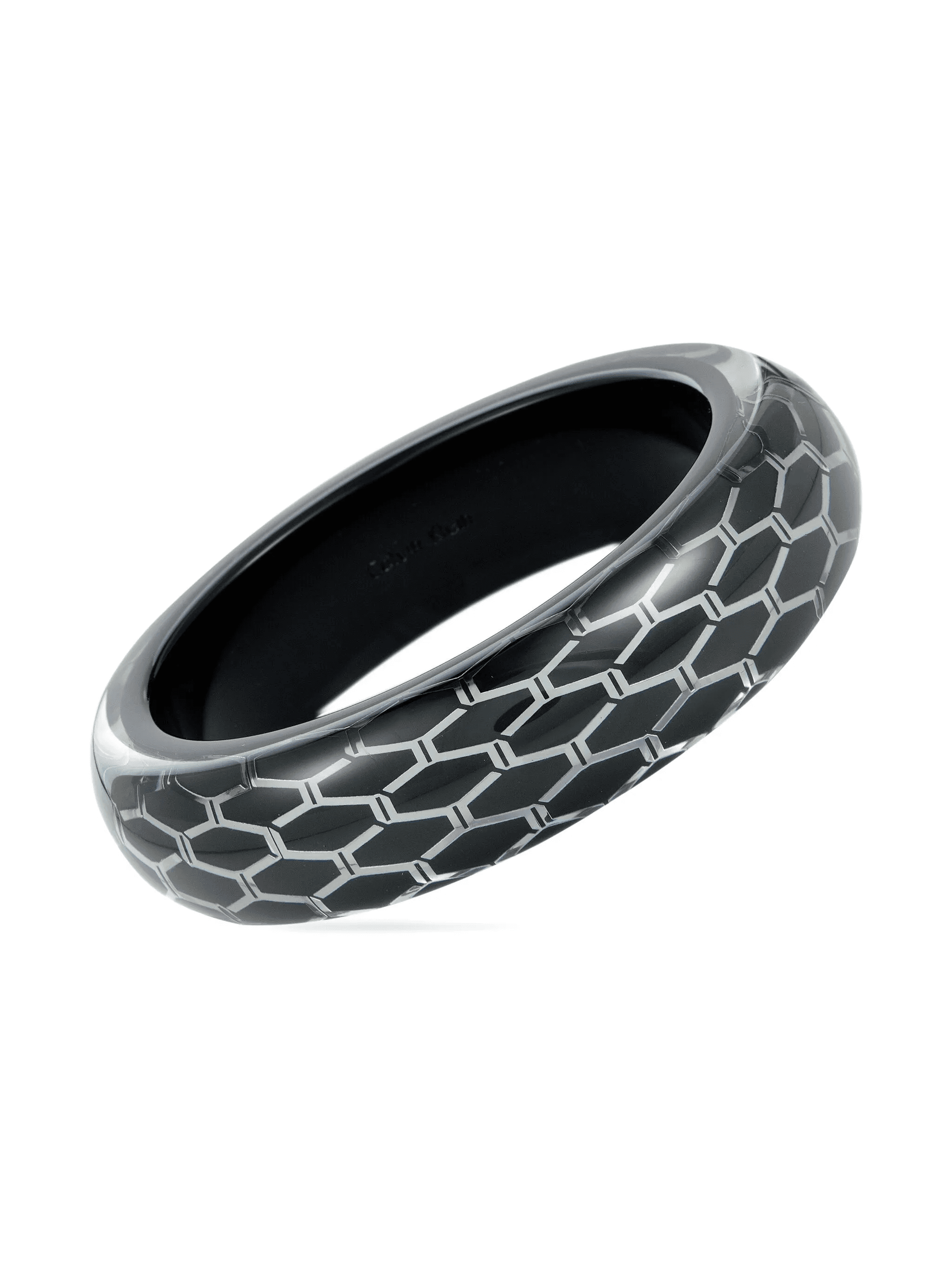 geometric-pattern bangle bracelet - Image 1
