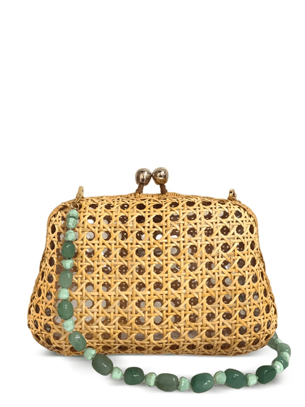 Blair beaded-strap clutch bag - Image 1
