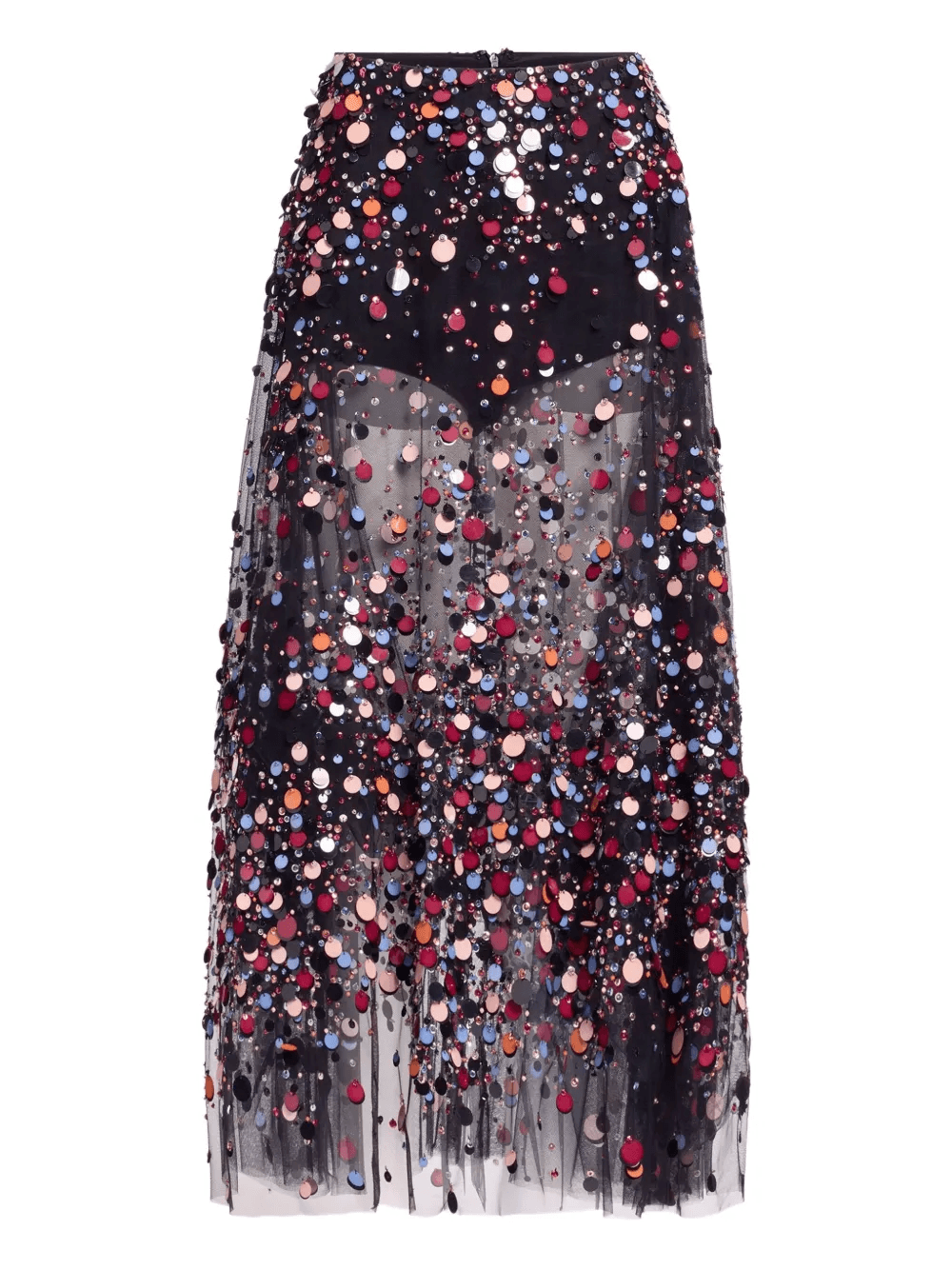bead-embellished skirt - Image 1
