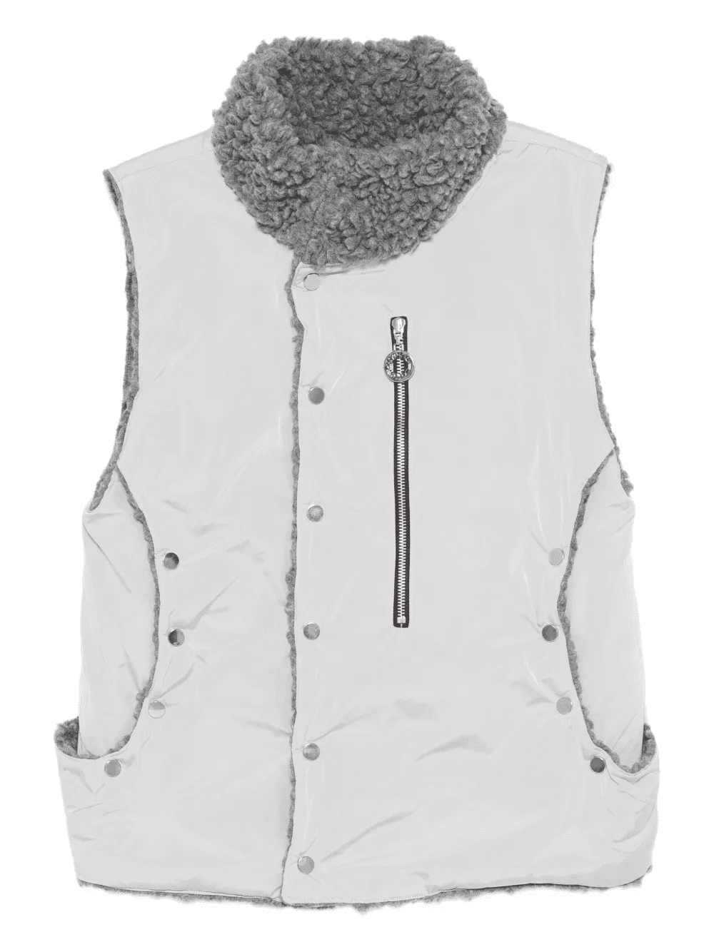 fleece-trims gilet - Image 1
