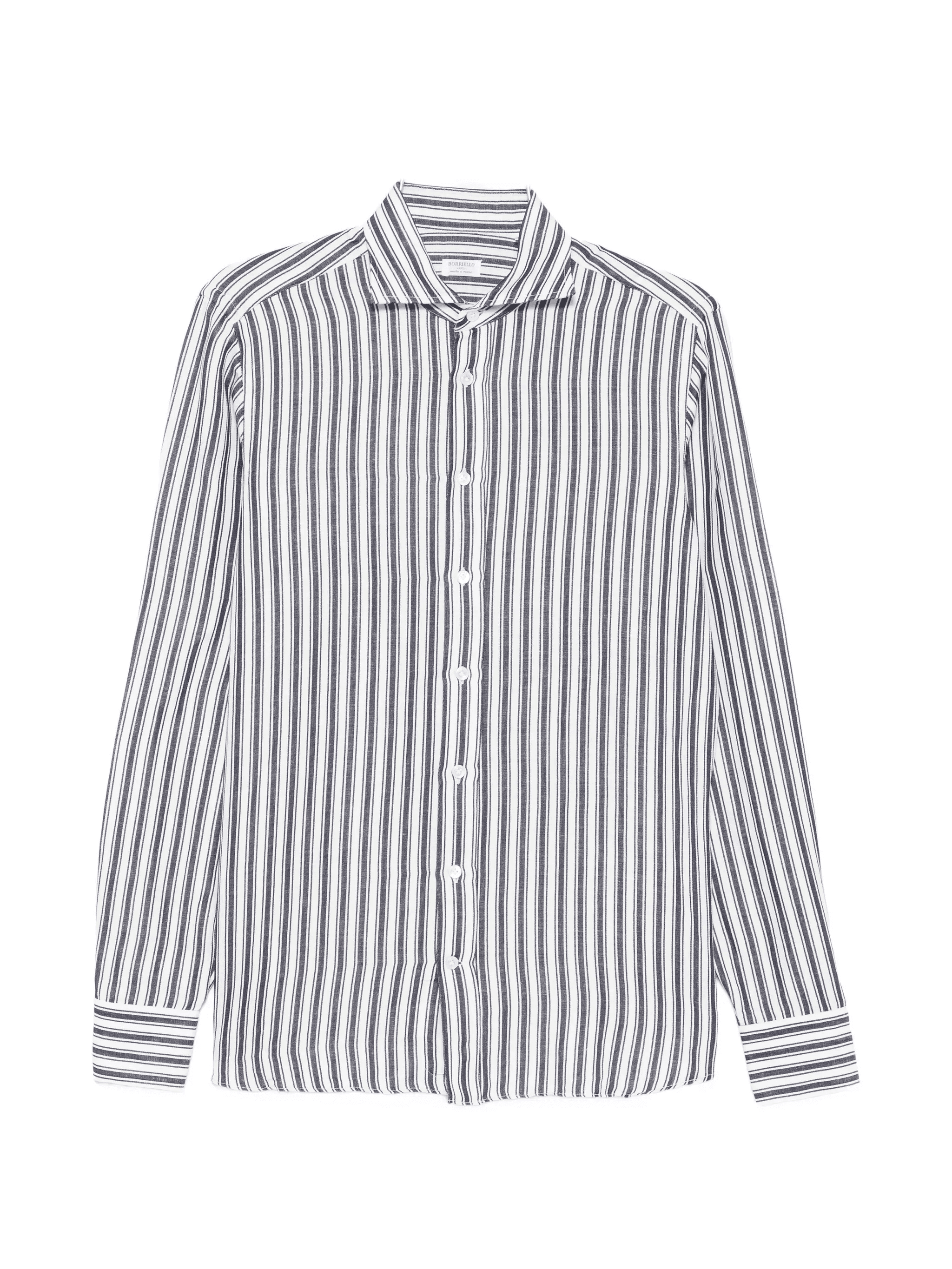 striped long-sleeves shirt - Image 1