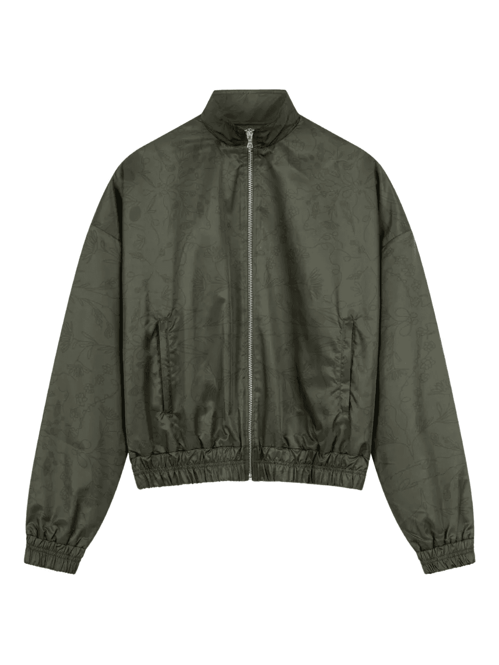 high-neck tracksuit jacket - Image 1