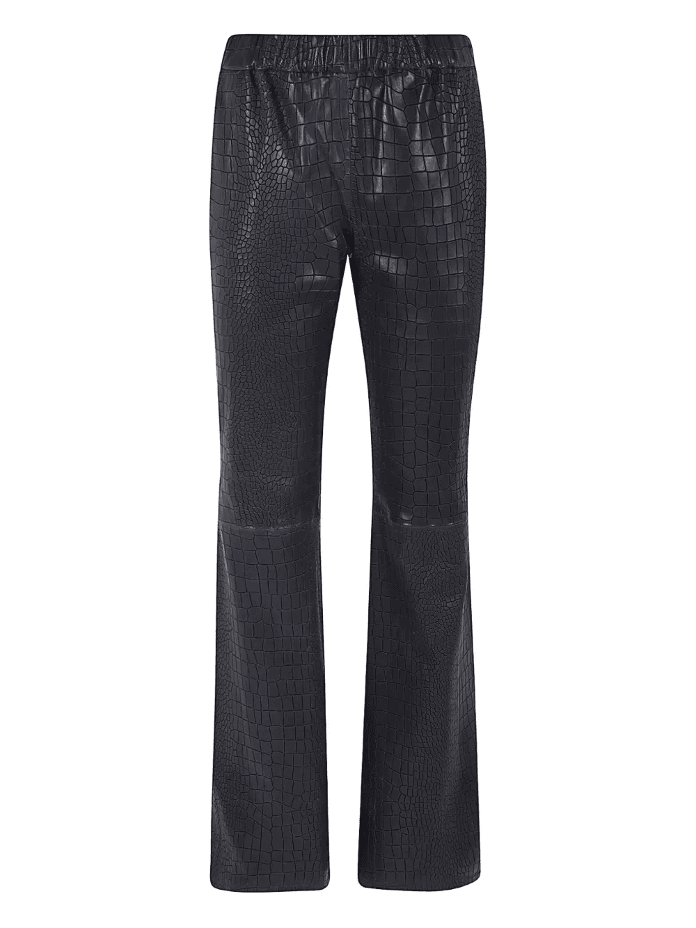 croc-embossed pants - Image 1