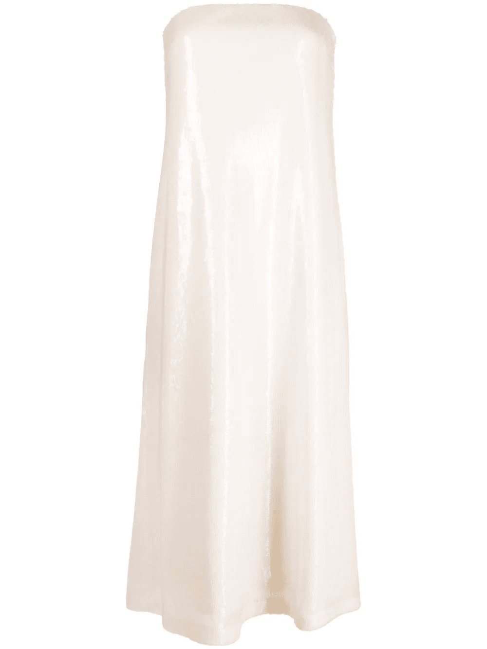 shimmer semi-sheer midi dress - Image 1