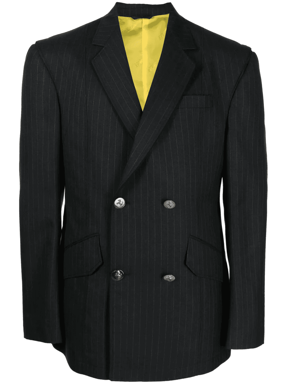 double-breasted virgin-wool blazer - Image 1